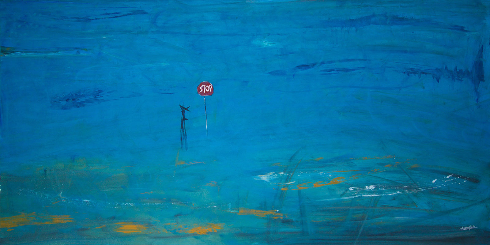 pintura artista chileno Andre Ubilla critica social